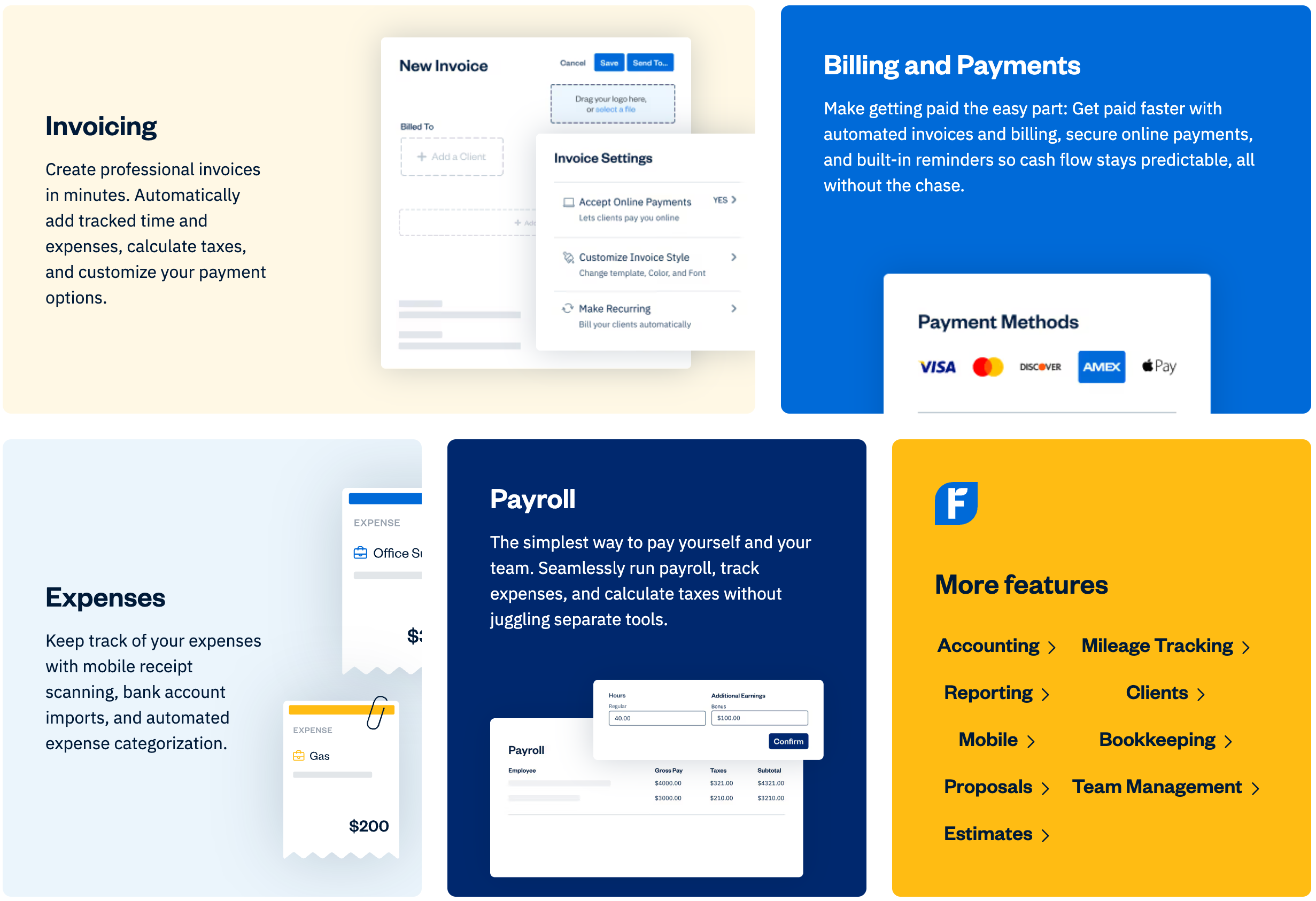 Freshbooks website